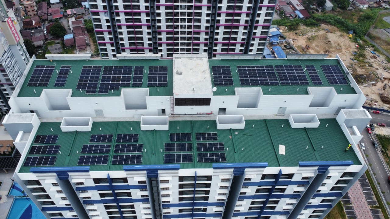 Astern commercial solar installation in Malaysia