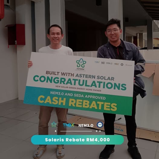 Astern customer claimed Solaris RM4,000 cash rebate