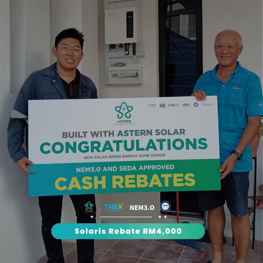 Astern customer claimed Solaris RM4,000 cash rebate